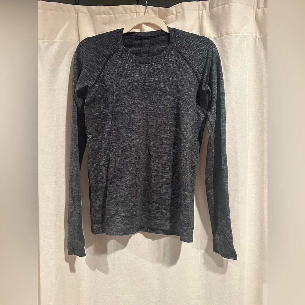 Lululemon Dark Gray Long Sleeve Shirt